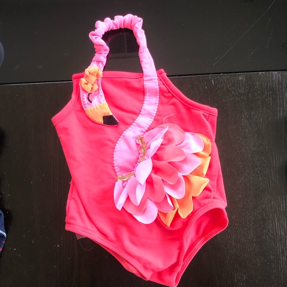 mud pie flamingo bathing suit